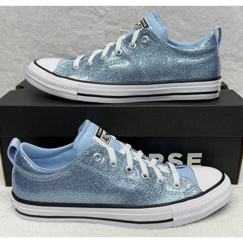 Converse CTAS Madison Ox Kids 7 Blue White Black Low Top Sneakers